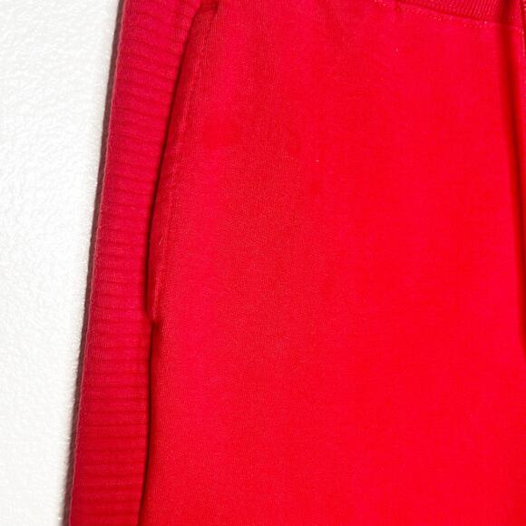 INC INTERNATIONAL CONCEPTS Ribbed Jogger Pants High Rise Tapered Red Size Small - Picture 6 of 8